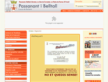 Tablet Screenshot of passanantibelltall.cat